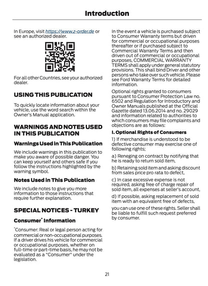 2026 Ford Transit Owner's Manual | English