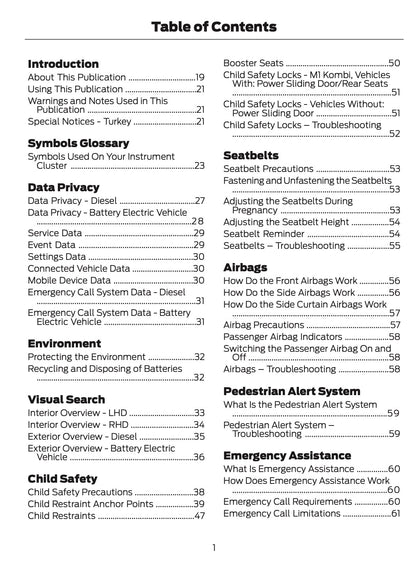 2026 Ford Transit Owner's Manual | English