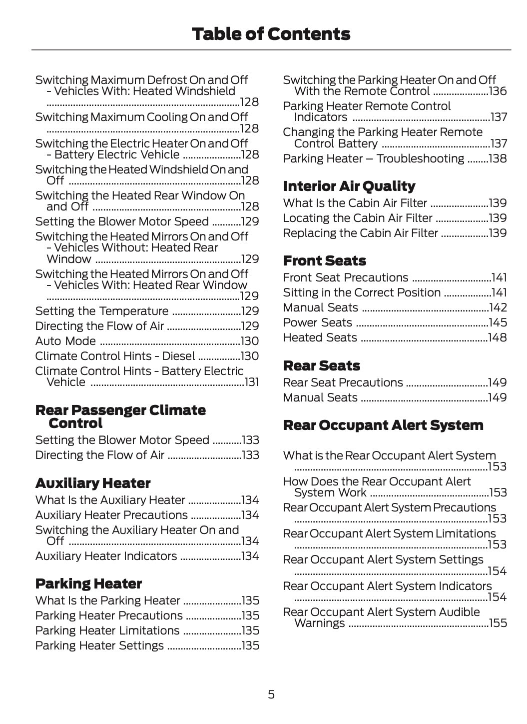 2026 Ford Transit Owner's Manual | English