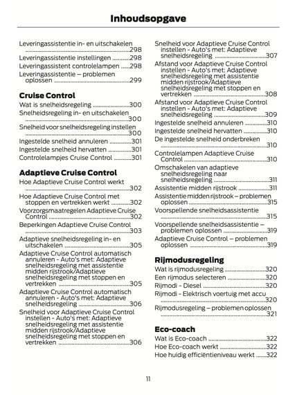 2024-2025 Ford Transit Owner's Manual | Dutch