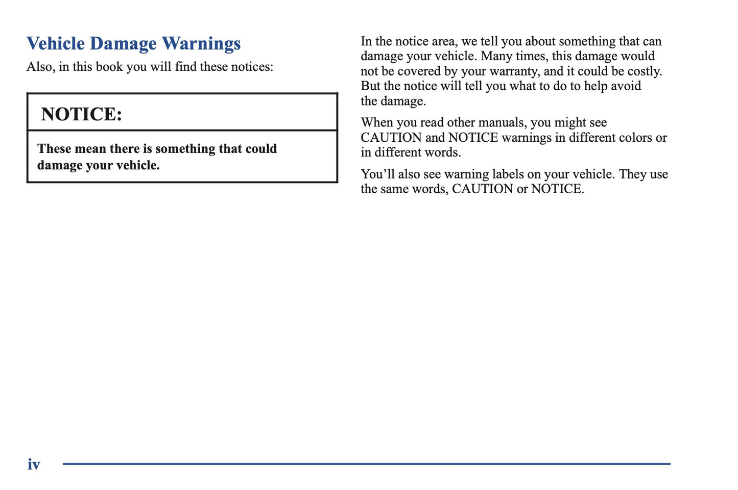 2001 GMC C Series Owner's Manual | English US