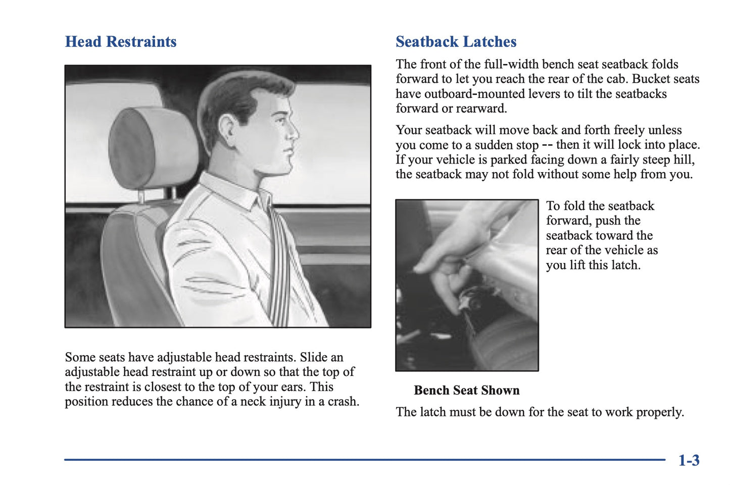 2001 GMC C Series Owner's Manual | English US