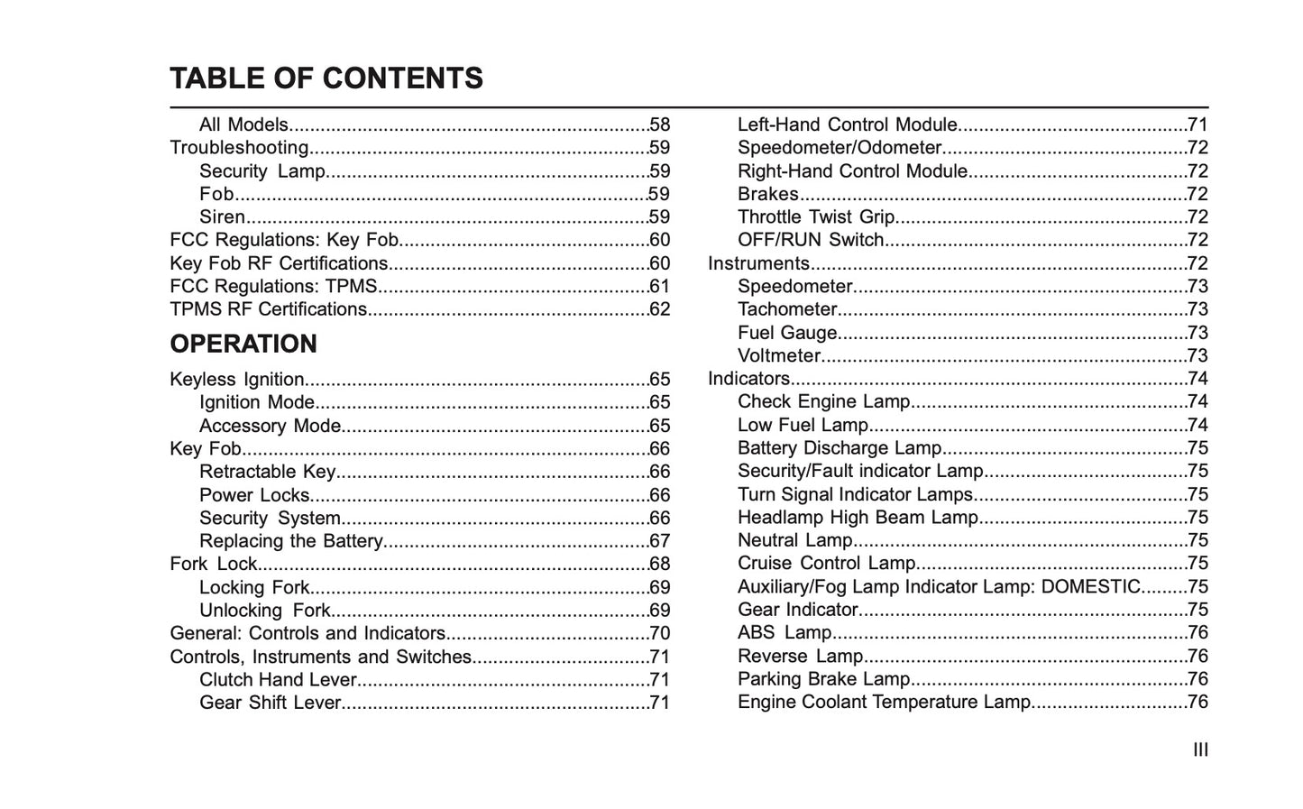 2020 Harley-Davidson FLHTCUTGSE Owner's Manual | English US