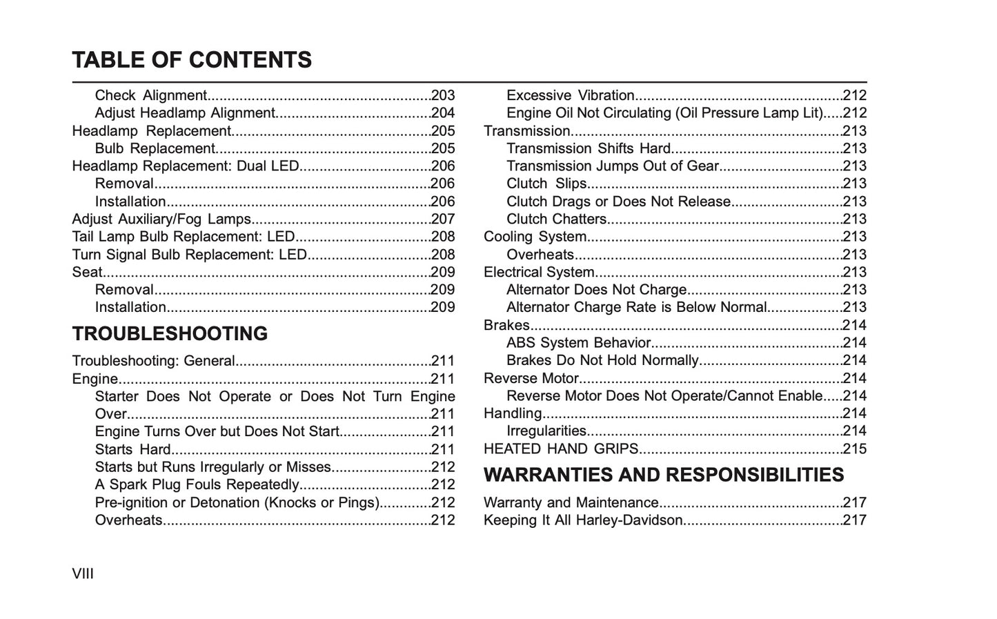 2020 Harley-Davidson FLHTCUTGSE Owner's Manual | English US