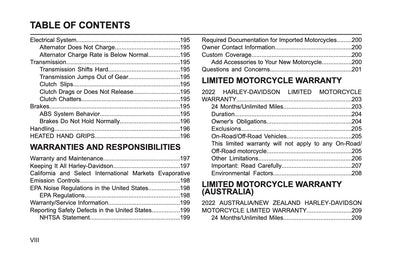 2022 Harley-Davidson FLHXSE Owner's Manual | English US
