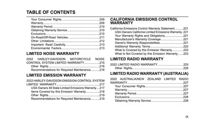 2022 Harley-Davidson FLHXSE Owner's Manual | English US