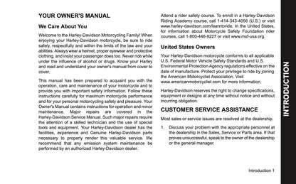 2025 Harley-Davidson FLTRXSE Owner's Manual | English US