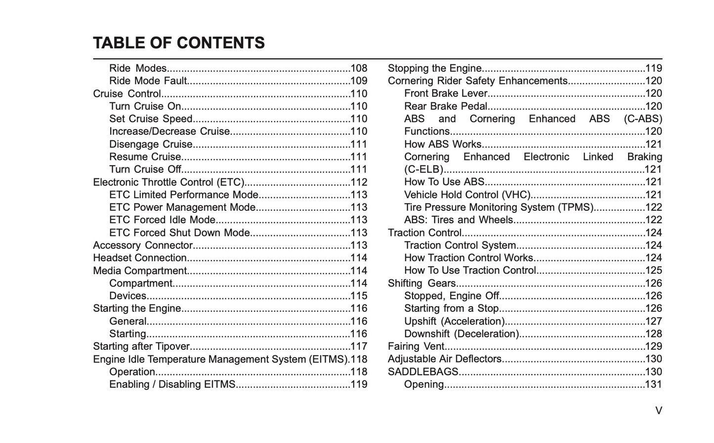 2026 Harley-Davidson FLTRXSTSE Owner's Manual | English US
