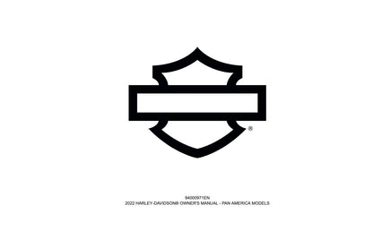 2022 Harley-Davidson Pan America Owner's Manual | English US