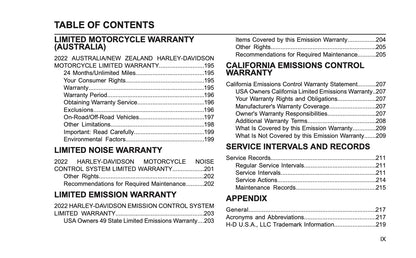 2022 Harley-Davidson Pan America Owner's Manual | English US