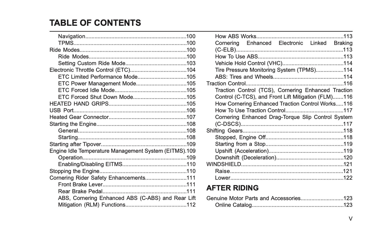 2022 Harley-Davidson Pan America Owner's Manual | English US