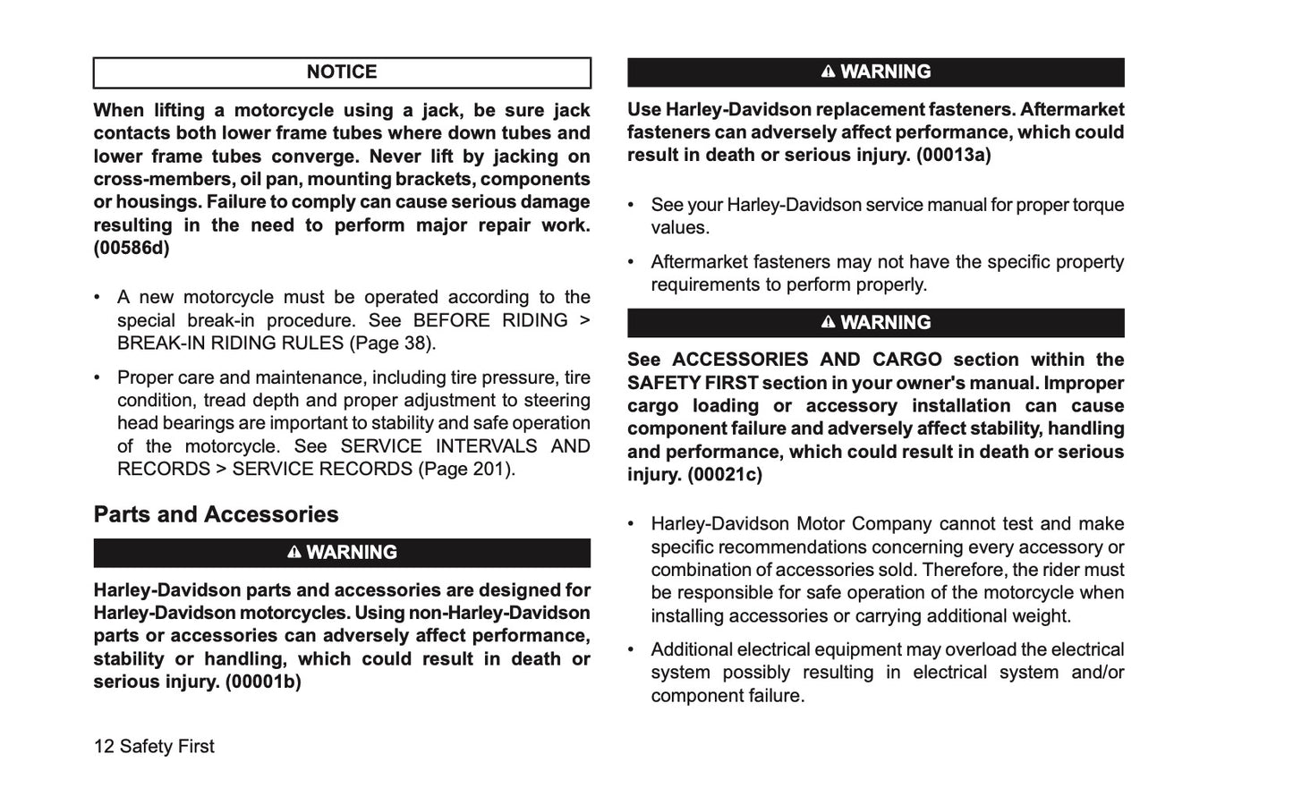 2025 Harley-Davidson Softail Owner's Manual | English US