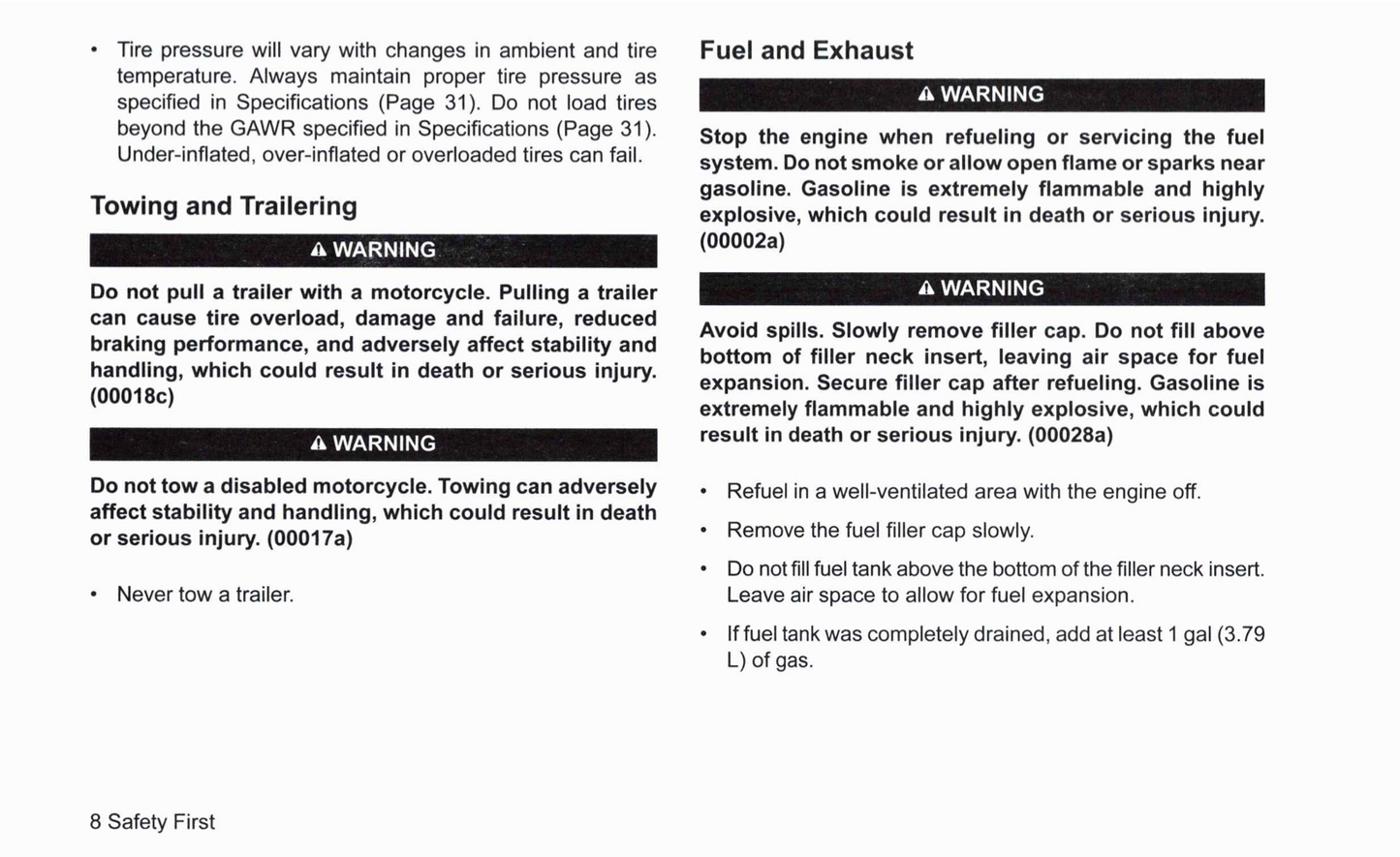 2021 Harley-Davidson Trike Owner's Manual | English