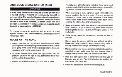 2023 Harley-Davidson Trike Models Owner's Manual | English