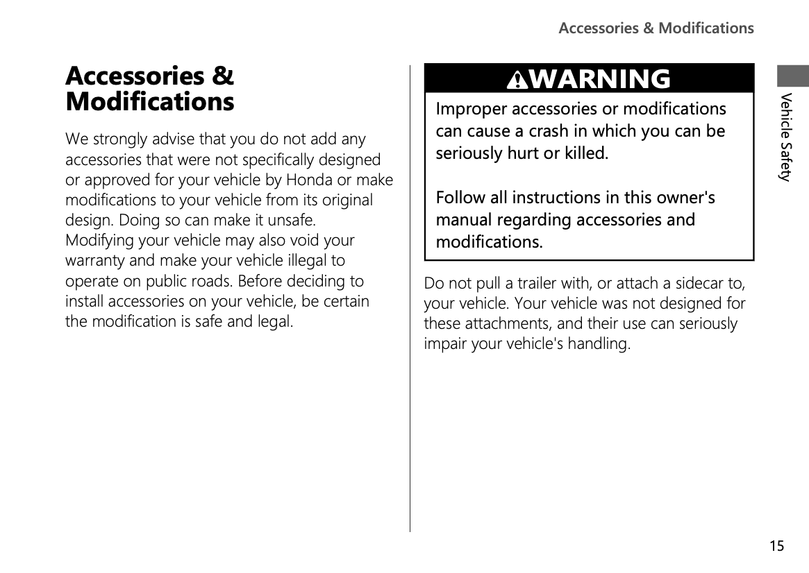 2024 Honda NC750X Owner's Manual | English