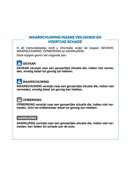 2025 Hyundai i10 Owner's Manual | Dutch