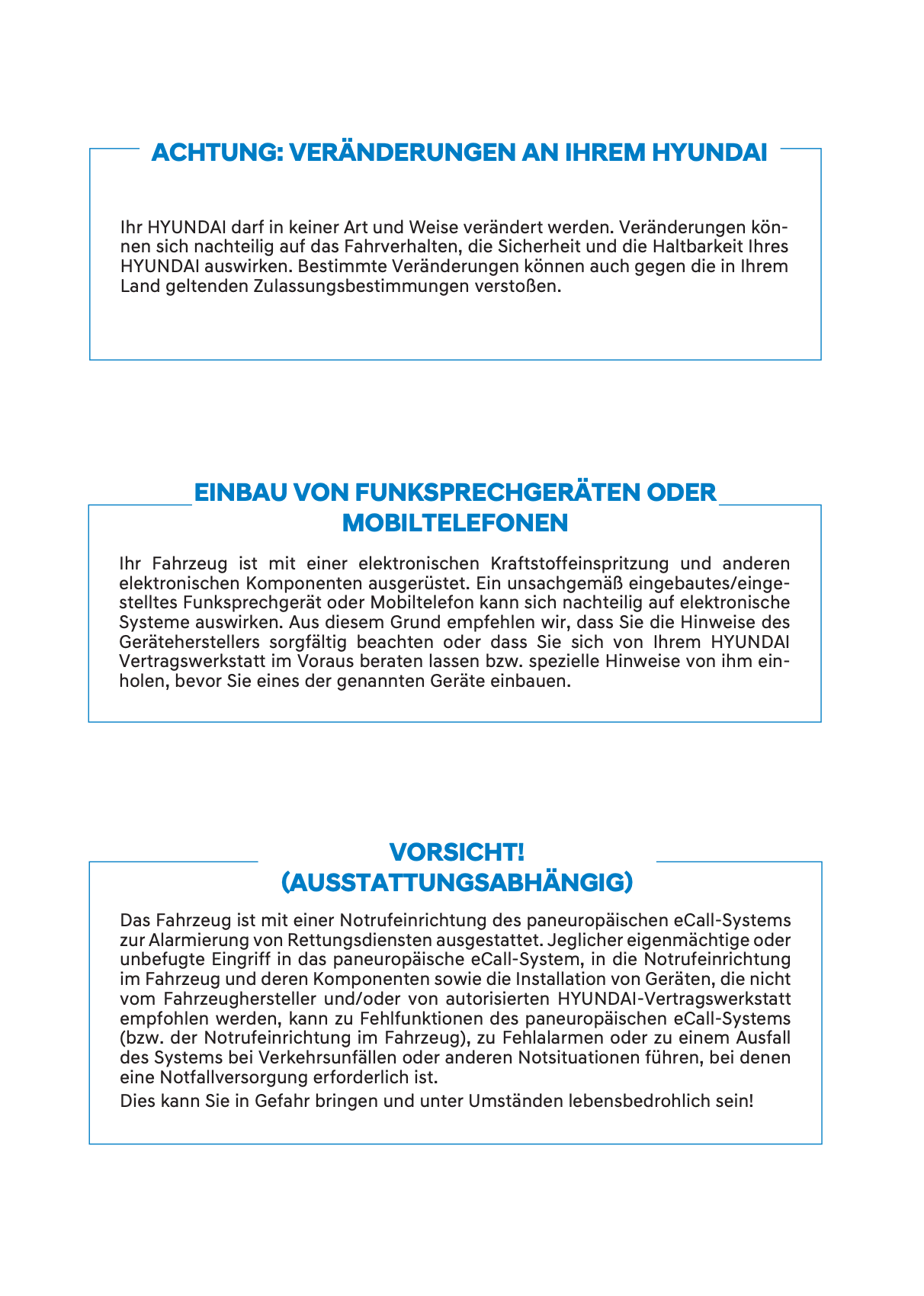 2023-2024 Hyundai i20/Bayon Bedienungsanleitung | Deutsch