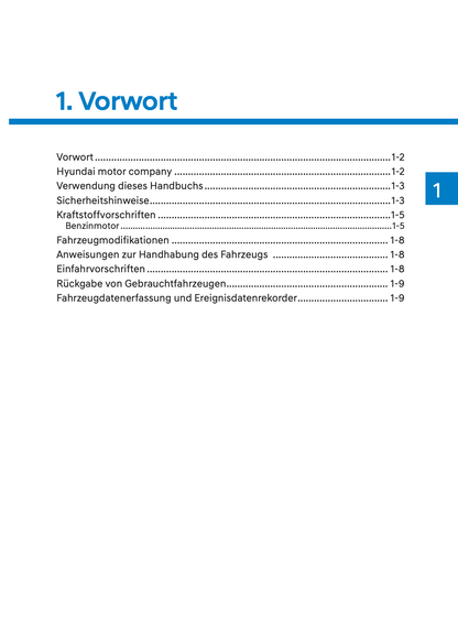 2023-2024 Hyundai i20/Bayon Bedienungsanleitung | Deutsch