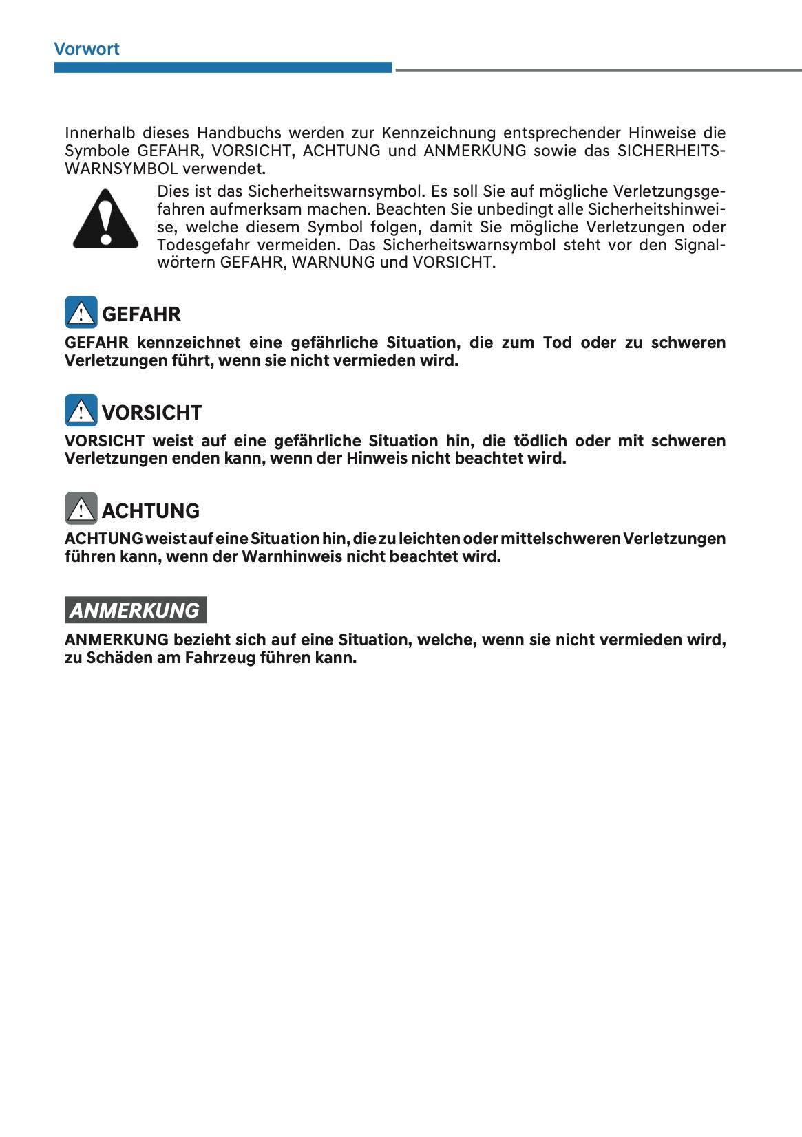 2025 Hyundai i20/Bayon Bedienungsanleitung | Deutsch