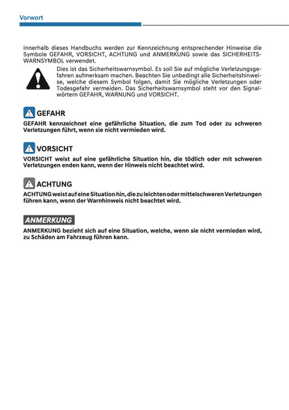 2025 Hyundai i20/Bayon Bedienungsanleitung | Deutsch