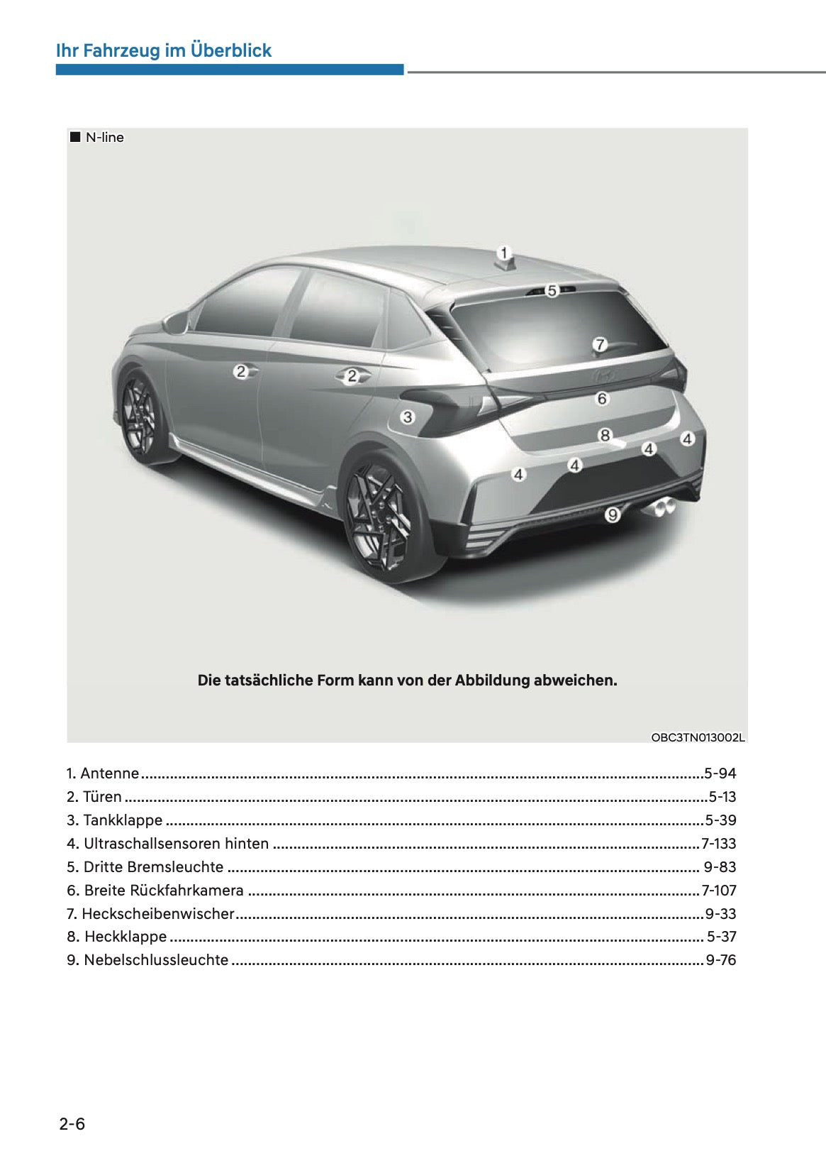 2025 Hyundai i20/Bayon Bedienungsanleitung | Deutsch