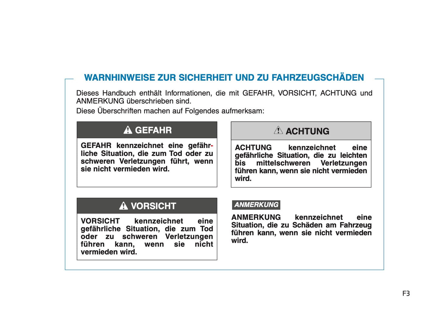 2026 Hyundai i30 Bedienungsanleitung | Deutsch