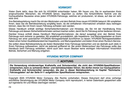 2026 Hyundai i30 Bedienungsanleitung | Deutsch