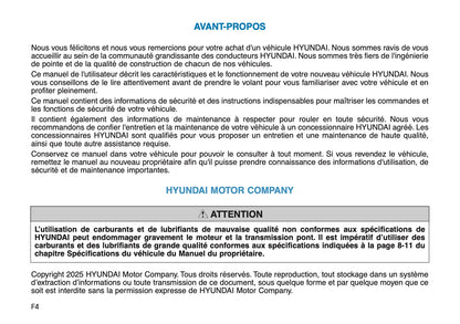 2026 Hyundai i30 Owner's Manual | French