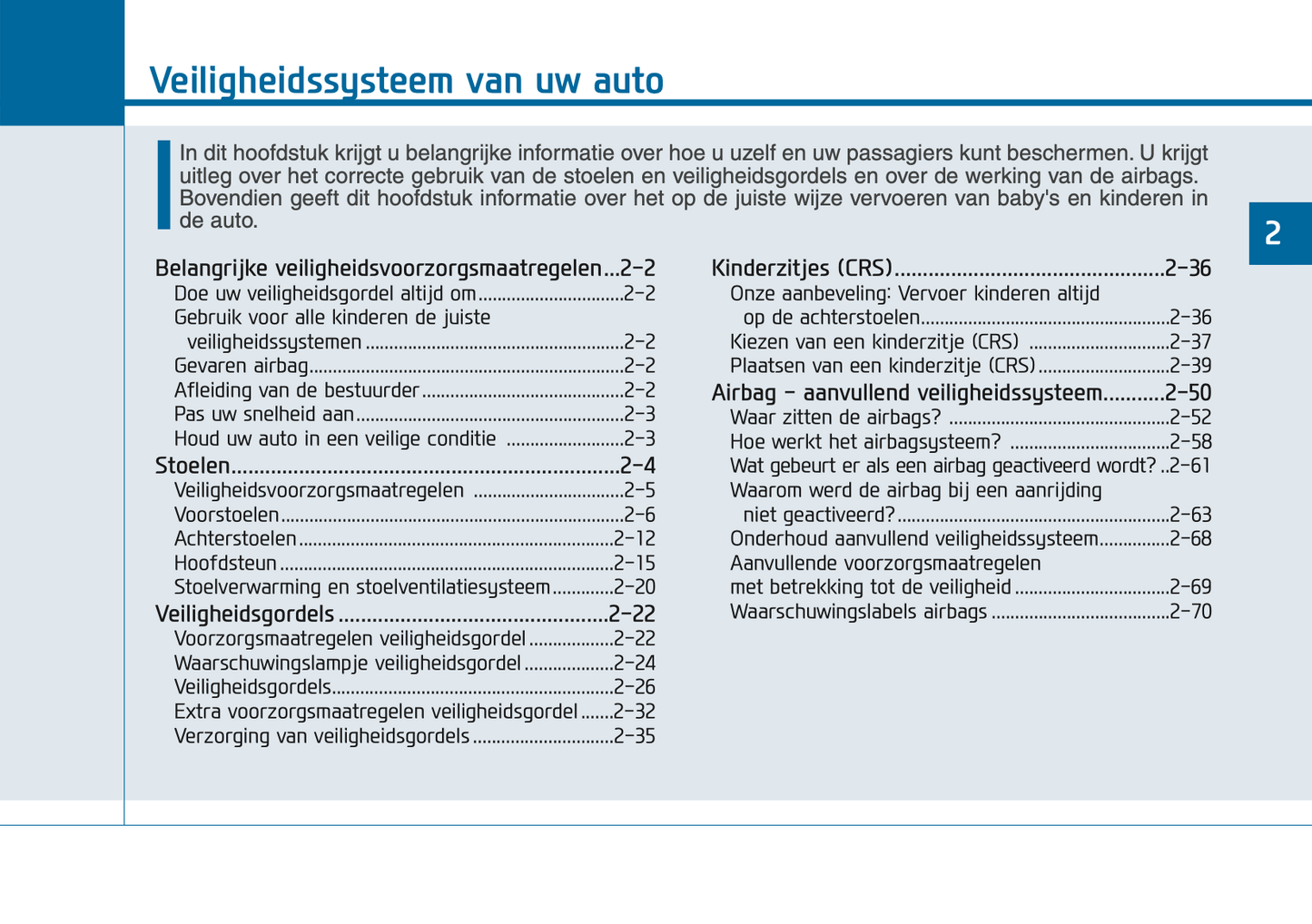 2024-2025 Hyundai i30 Owner's Manual | Dutch