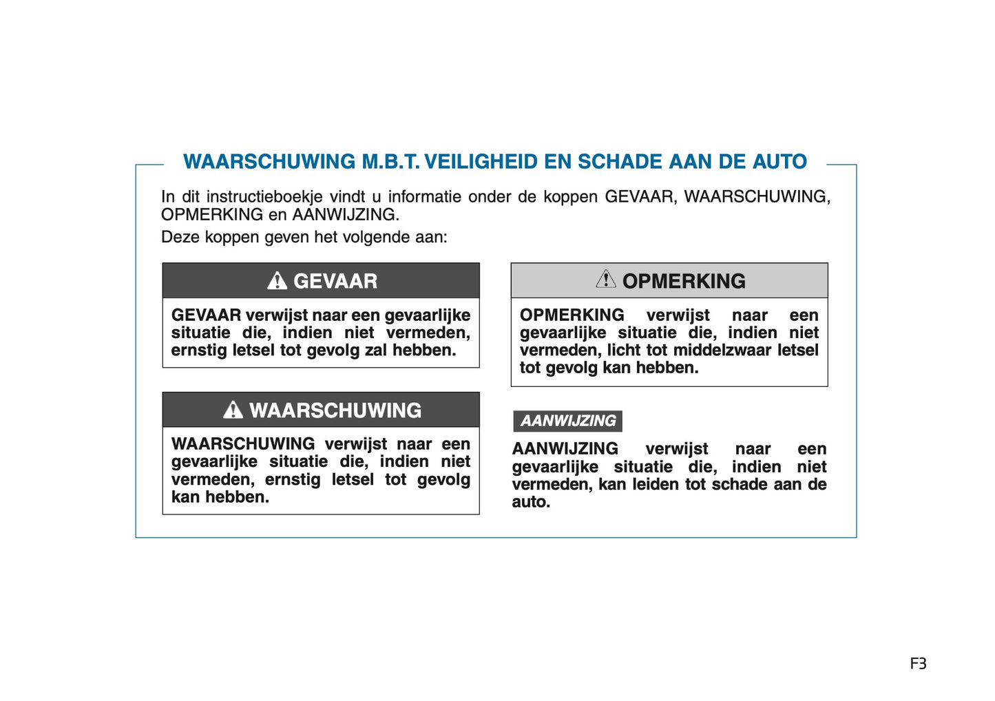2026 Hyundai i30 Owner's Manual | Dutch