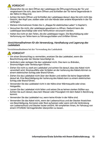 2026 Hyundai Inster Bedienungsanleitung | Deutsch