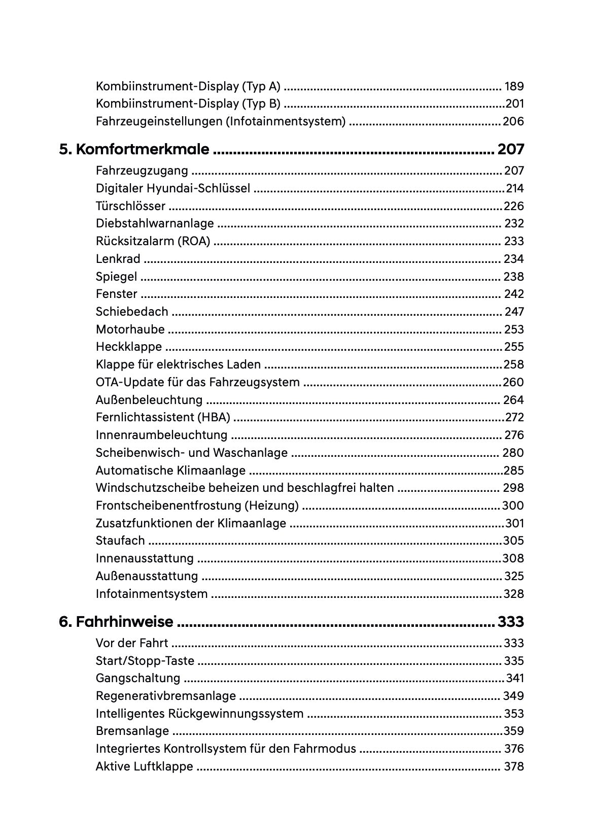 2026 Hyundai Inster Bedienungsanleitung | Deutsch