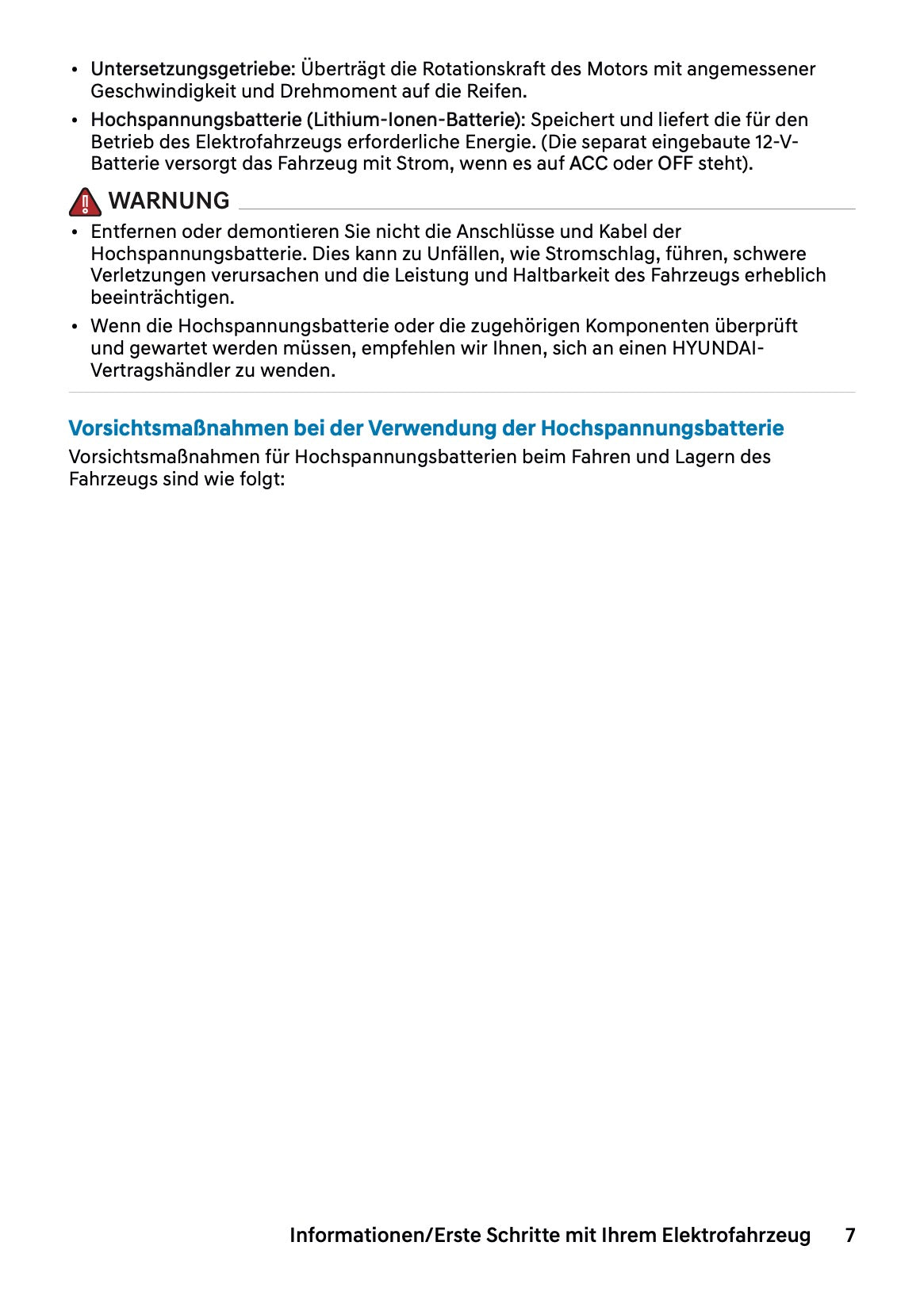 2027 Hyundai Inster Bedienungsanleitung | Deutsch