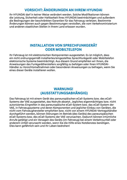 2027 Hyundai Inster Bedienungsanleitung | Deutsch