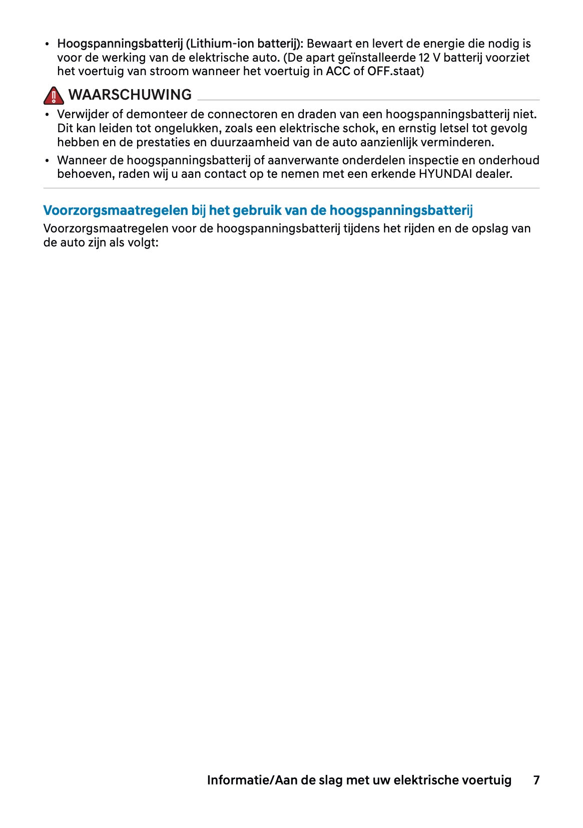 2027 Hyundai Inster Owner's Manual | Dutch