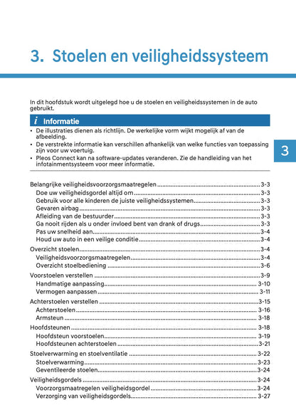 2026-2027 Hyundai Ioniq 3 Owner's Manual | Dutch