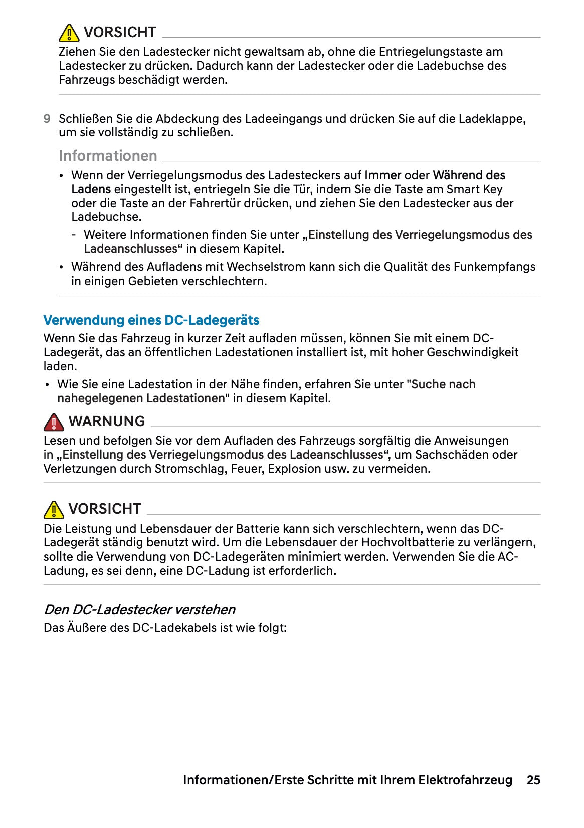 2025 Hyundai Ioniq 5 Owner's Manual | German