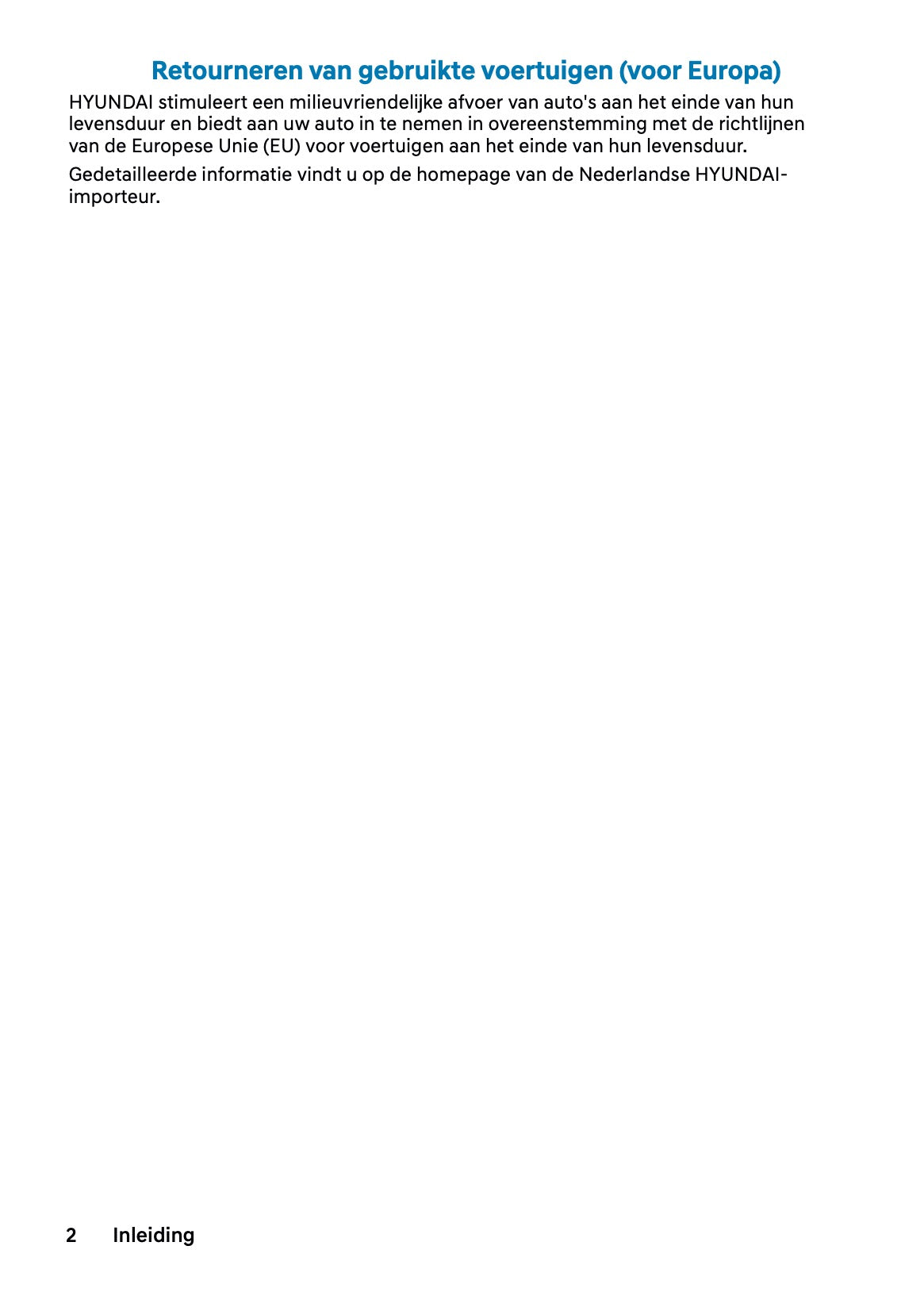 2026 Hyundai Ioniq 6 Owner's Manual | Dutch