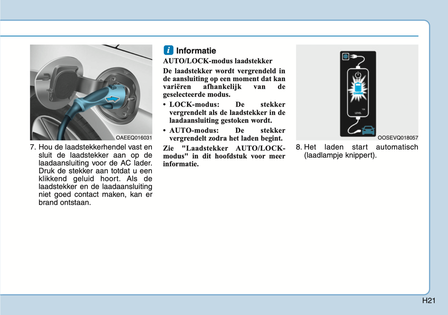 2020-2021 Hyundai Ioniq Plug-in-Hybrid Owner's Manual | Dutch