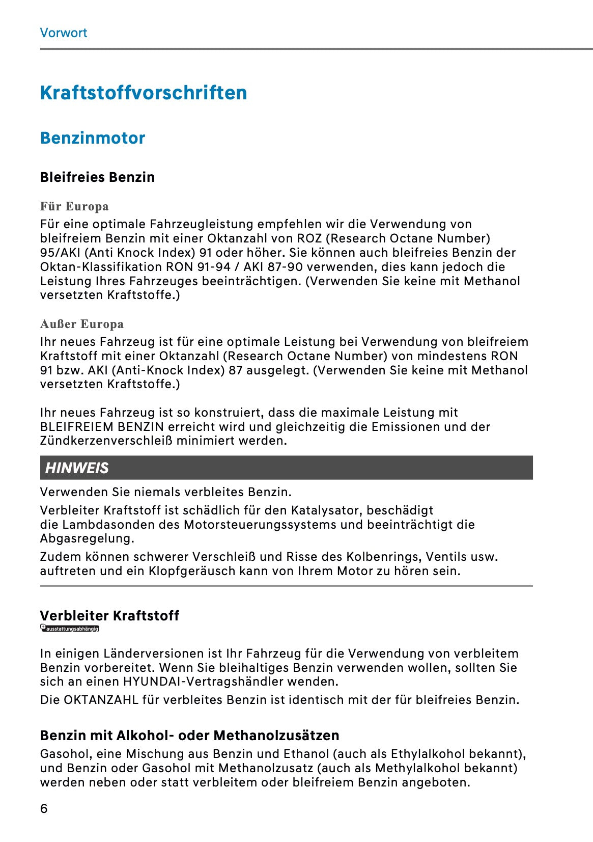 2026 Hyundai Kona Bedienungsanleitung | Deutsch