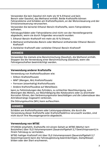 2026 Hyundai Kona Bedienungsanleitung | Deutsch