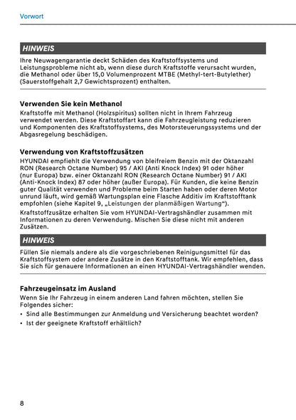 2026 Hyundai Kona Bedienungsanleitung | Deutsch