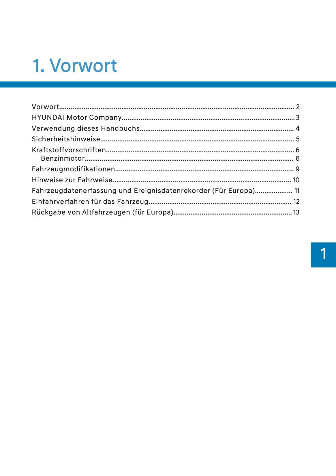 2026 Hyundai Kona Bedienungsanleitung | Deutsch