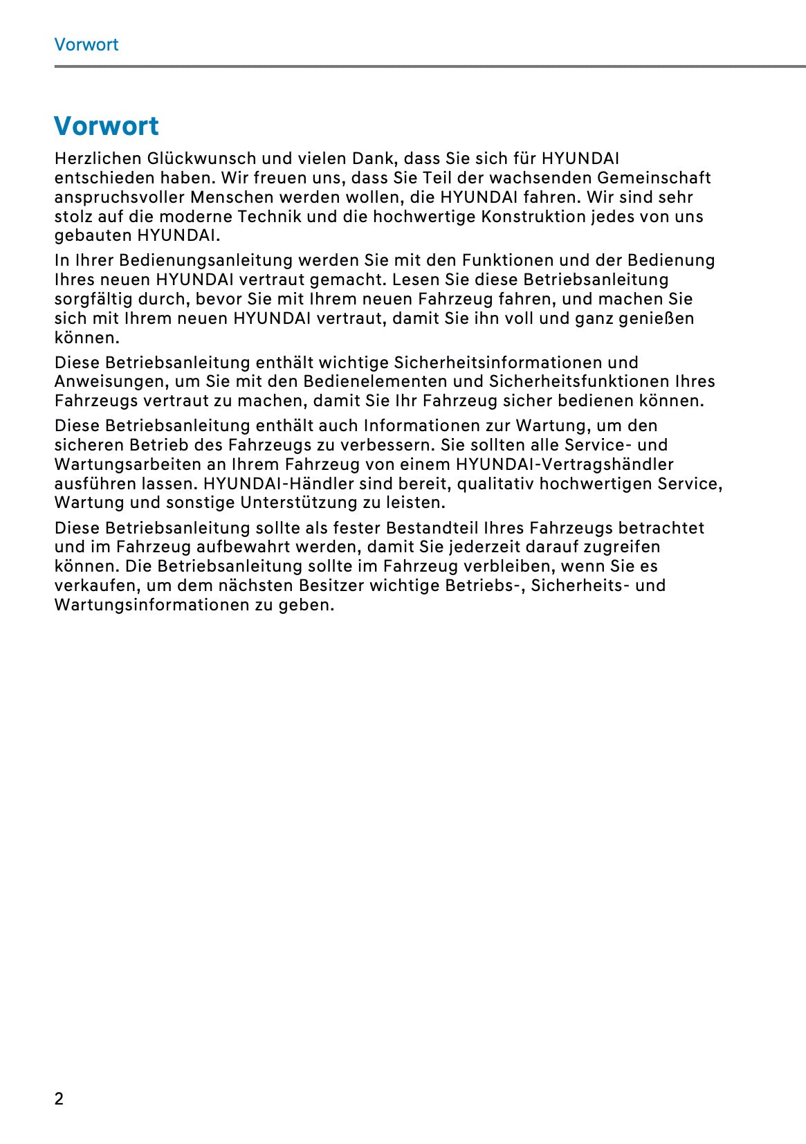 2026 Hyundai Kona Bedienungsanleitung | Deutsch