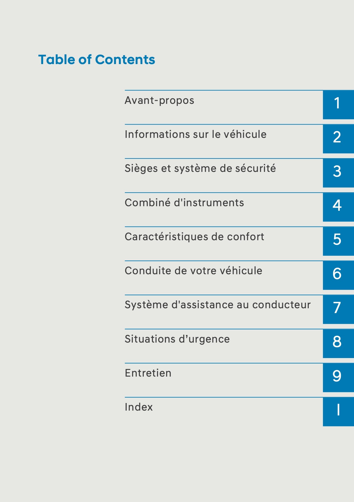 2026 Hyundai Kona Owner's Manual | French
