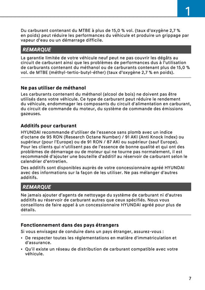2026 Hyundai Kona Hybrid Owner's Manual | French