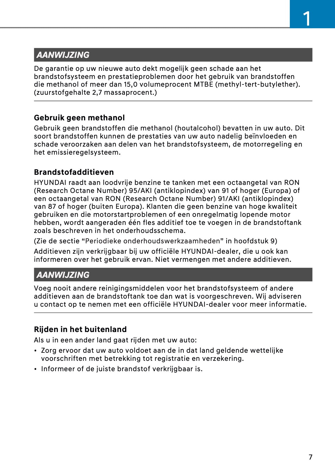 2026 Hyundai Kona Hybrid Owner's Manual | Dutch