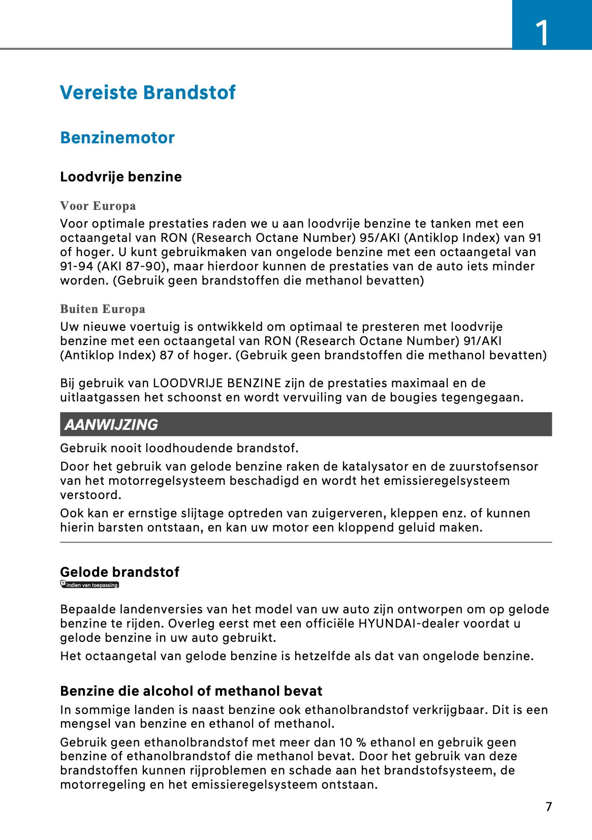 2026 Hyundai Kona Owner's Manual | Dutch