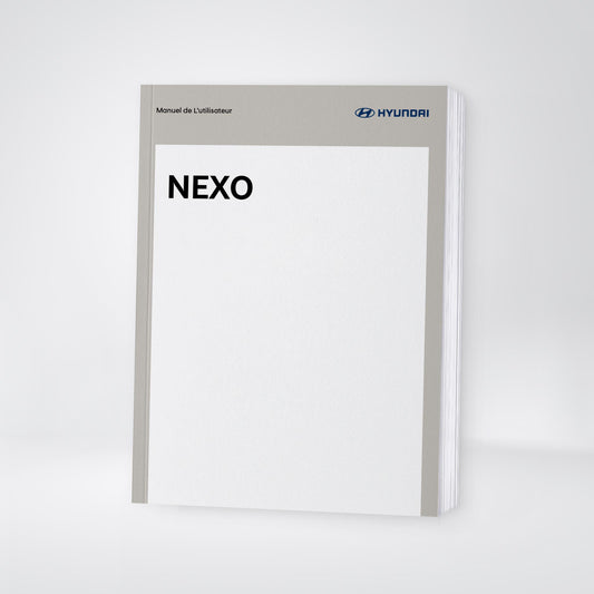 2026 Hyundai Nexo Owner's Manual | French