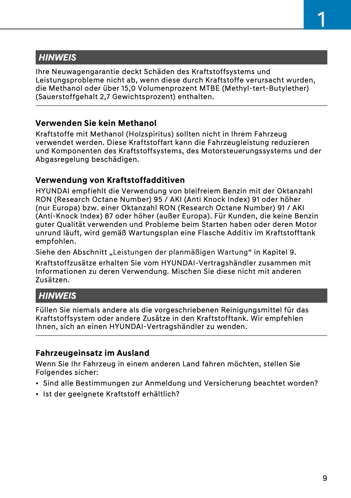 2026 Hyundai Santa Fe PHEV Owner's Manual | German
